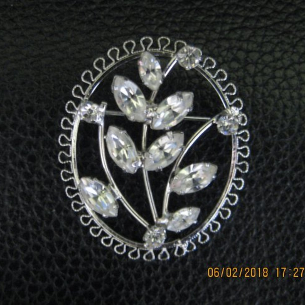 Federico Jimenez Signed Vintage Sterling Brooch